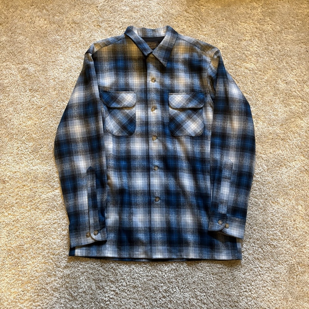 Pendleton Men's Board Shirt Medium Loop Collar New With Tags‎